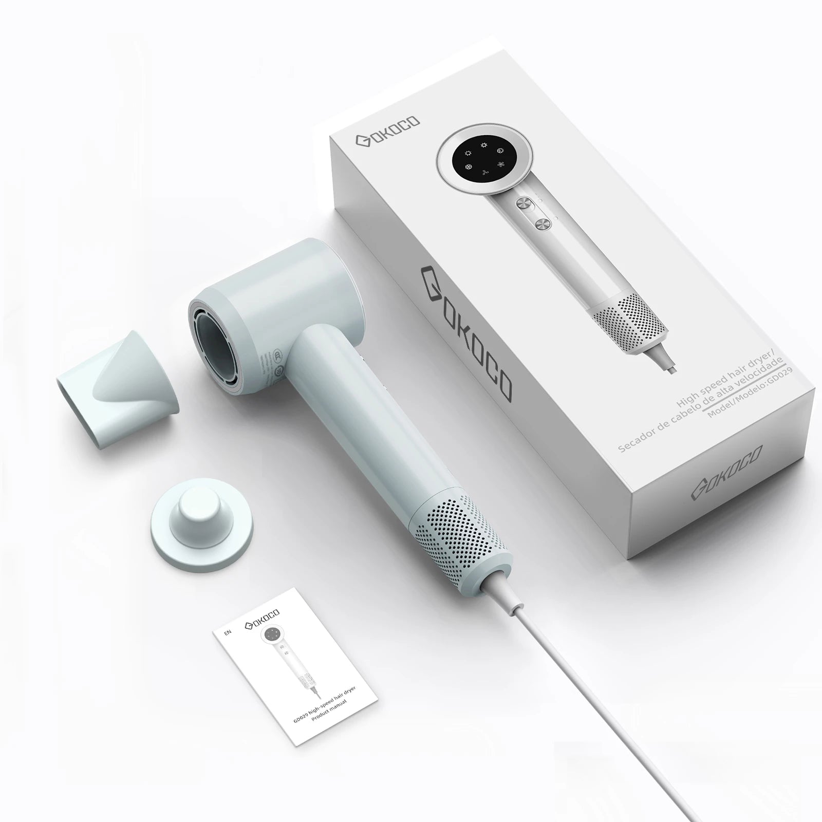 Secador de Cabelo Profissional 1500W - Secagem Rápia