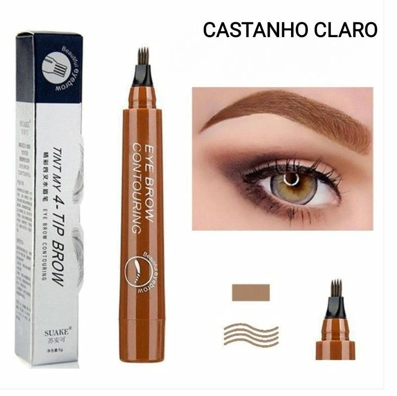 Fio Magic - Caneta de Sobrancelha Inteligente Fio a Fio a Prova d'água (Compre 1, LEVE 2)