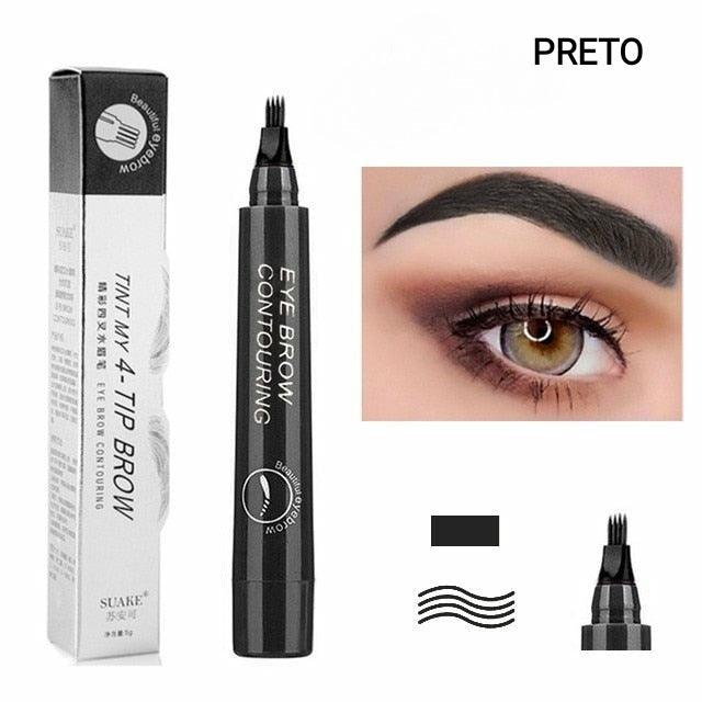 Fio Magic - Caneta de Sobrancelha Inteligente Fio a Fio a Prova d'água (Compre 1, LEVE 2)