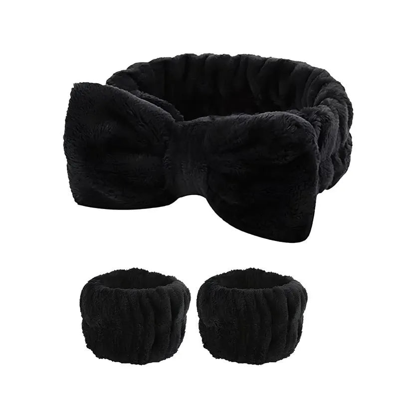 Conjunto Luxo de 3 Faixas - Cabelo e Protetores de Pulsos