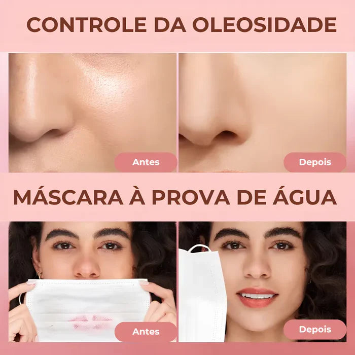 Silk Control - Pó Compacto Facial Controle de Oleosidade 24h FPS 30