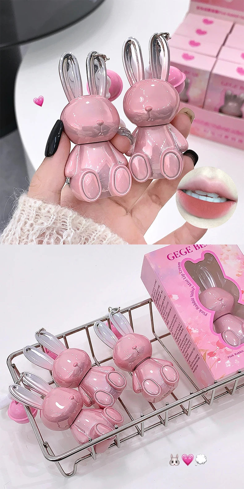 Lip Gloss Rabbit - Beleza com toque de fofura