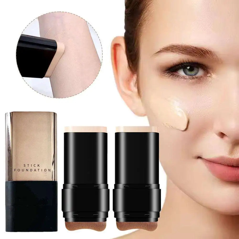 Base Stick Foundation 2 em‑1 – Beleza, Cobertura & Praticidade