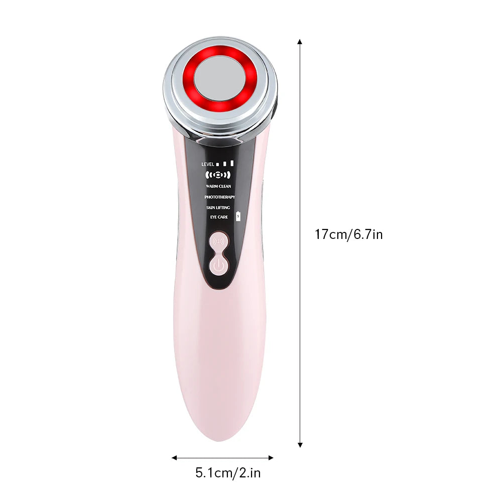 DermaTech Pro - Massageador facial com EMS, LED