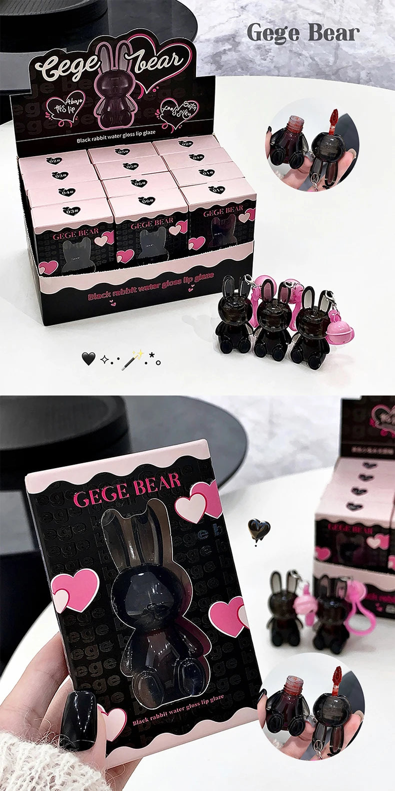 Lip Gloss Rabbit - Beleza com toque de fofura