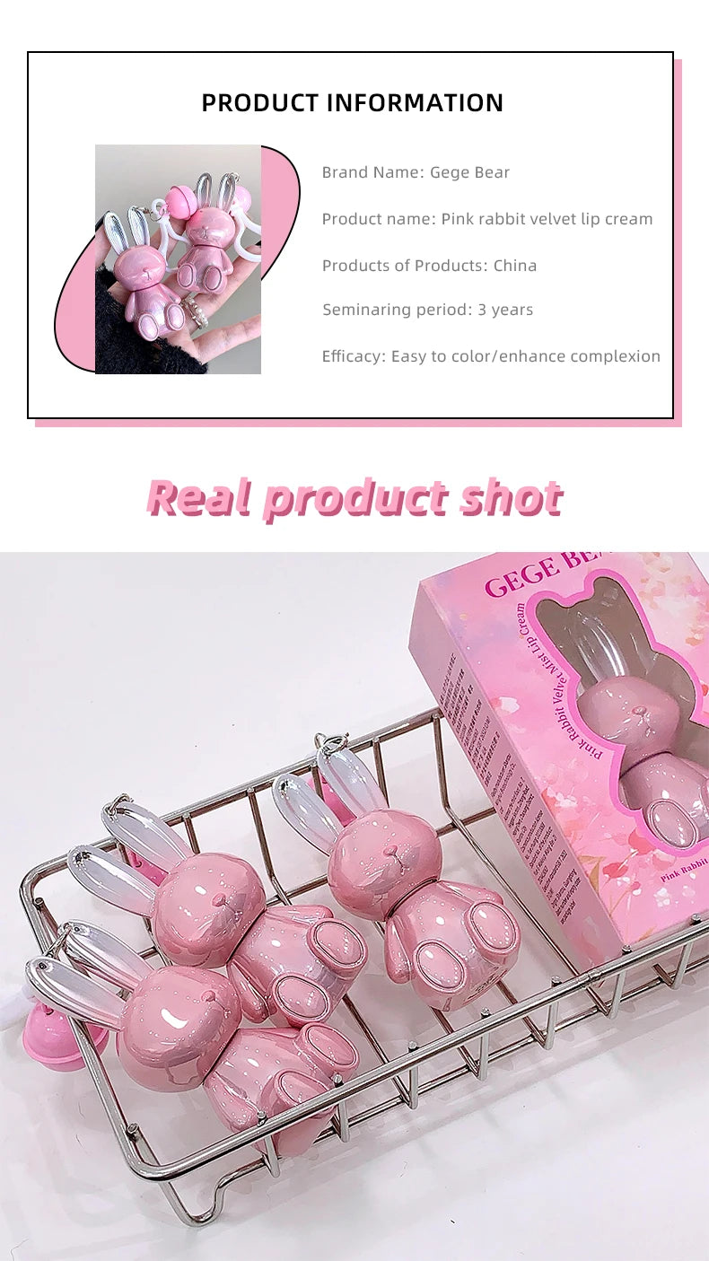 Lip Gloss Rabbit - Beleza com toque de fofura