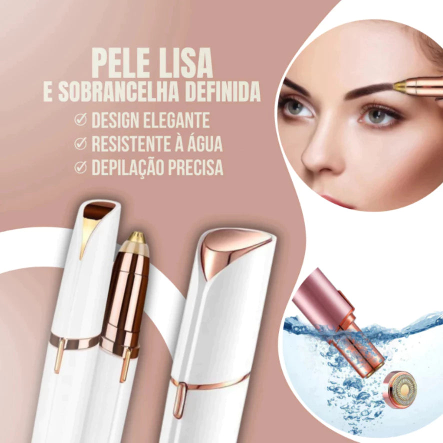 Kit Magic Face - Depilador Facial + Depilador Sobrancelha Portátil
