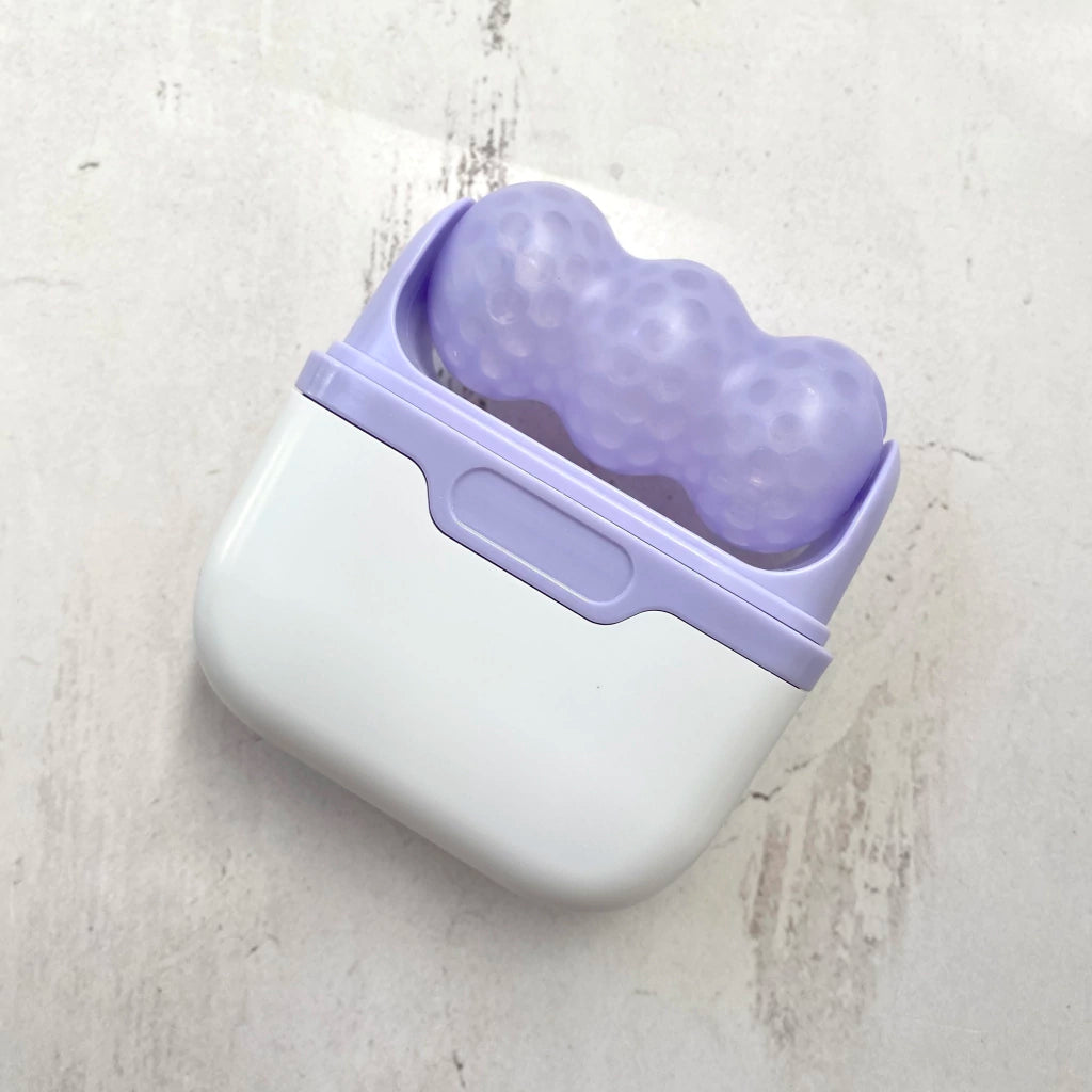 Ice Roll 2 em 1 – Massageador Facial e Corporal