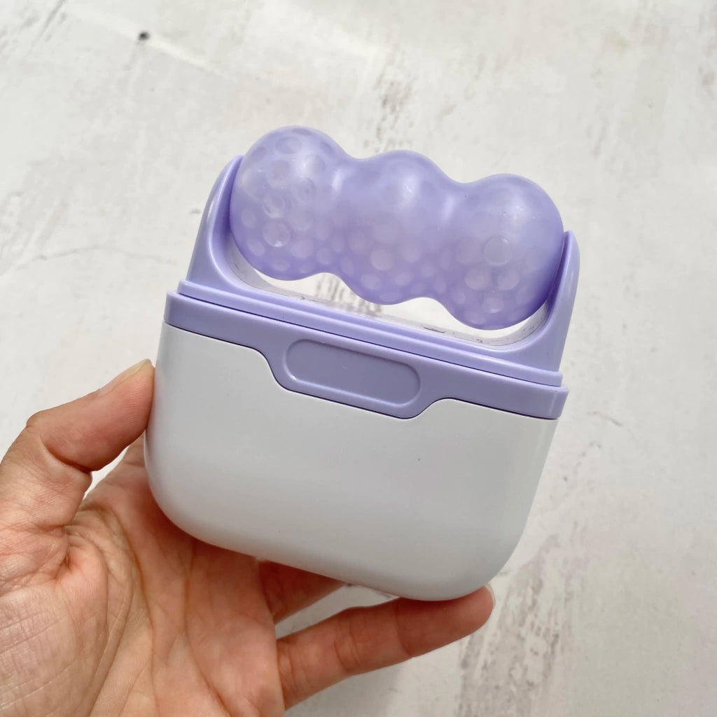 Ice Roll 2 em 1 – Massageador Facial e Corporal