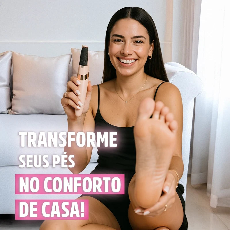 Soft Feet Pro - Lixa de Pé Elétrica Portátil Removedor de Calos e Rachaduras