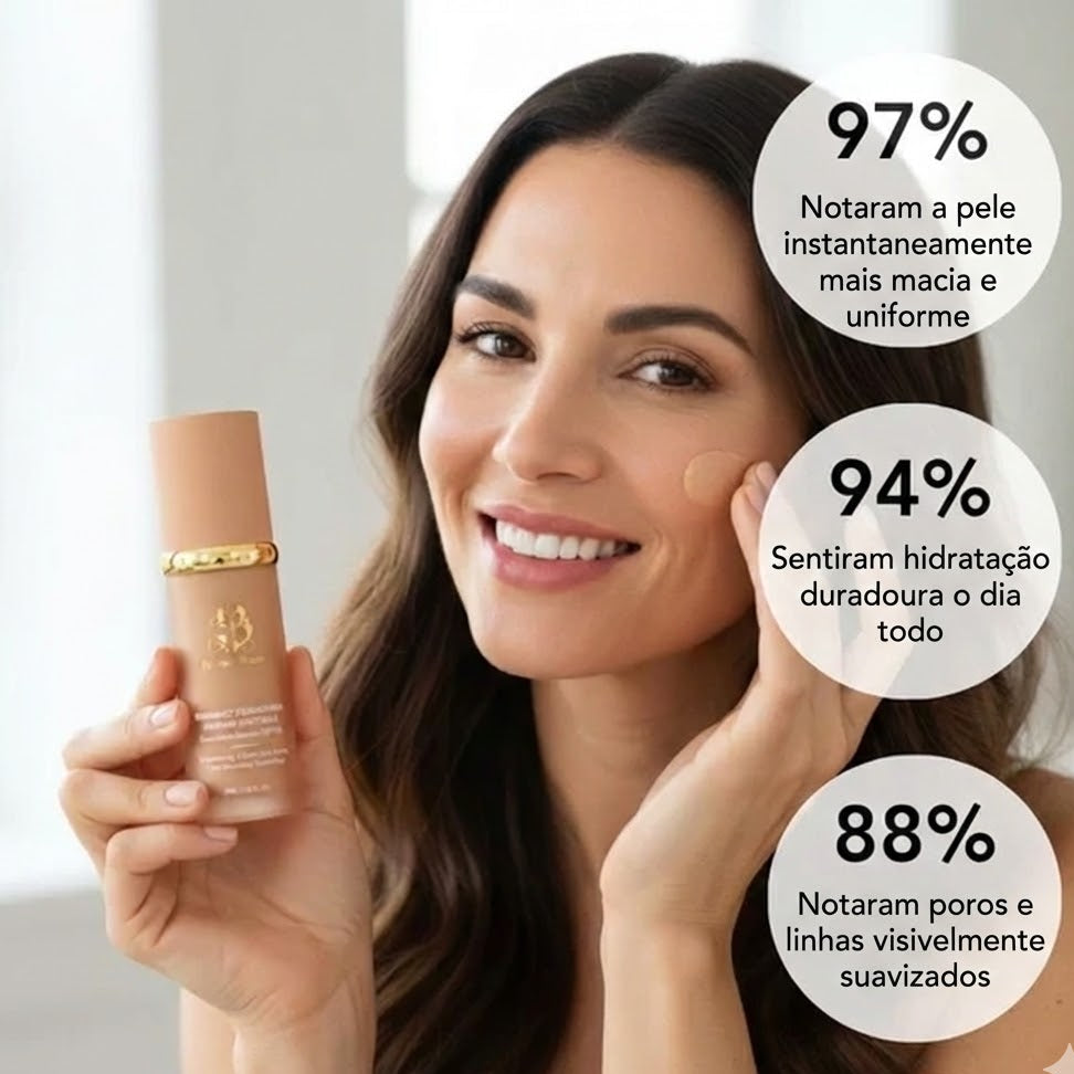 Base BioSkin 4 em 1 - Adapta Ao Seu Tom De Pele