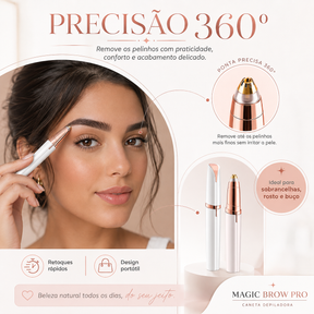 Magic Brow Pro  - Caneta Depiladora de Sobrancelha
