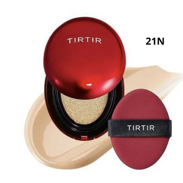 Base Mask Fit Cushion TIRTIR - Ilumina, Protege e Esconde Todas as Imperfeições