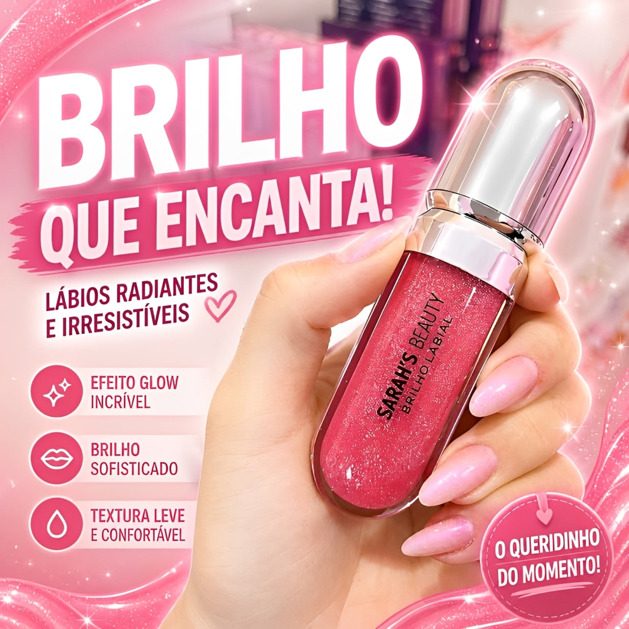 Brilho Labial Sarah´s Beauty