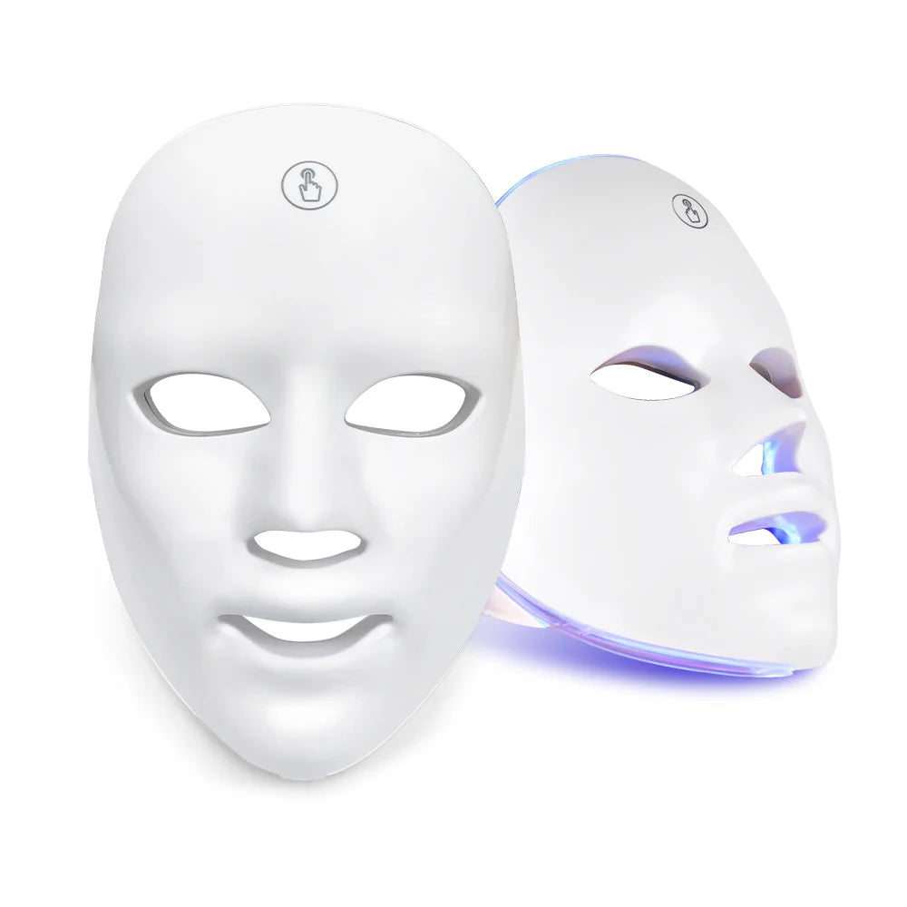 LuxDerma LED - Máscara Profissional de LED com 7 Cores que Revoluciona o Cuidado Facial.