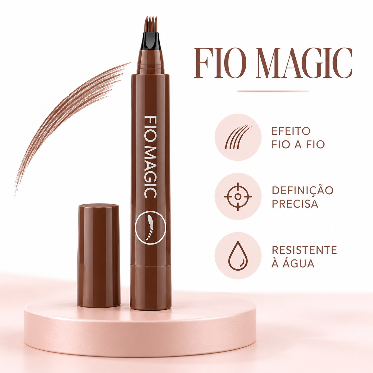 Base TIRTIR + Pixi Blush + Fio Magic - Kit Make Completa