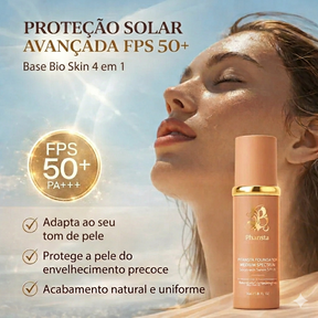 Base BioSkin 4 em 1 - Adapta Ao Seu Tom De Pele