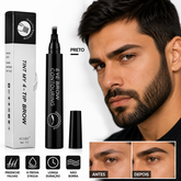 Caneta Preenchedora para Barba e Sobrancelhas Barba Magic + Escova