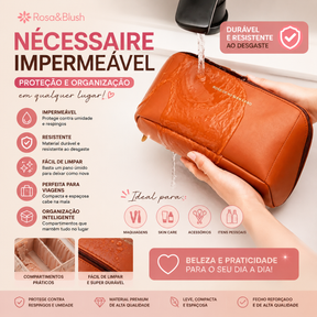 Rose Beauty – Nécessaire Porta Maquiagem e Cosméticos