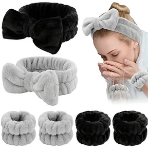 Conjunto Luxo de 3 Faixas - Cabelo e Protetores de Pulsos