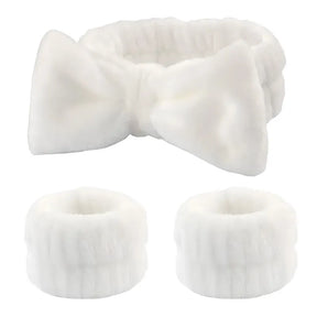 Conjunto Luxo de 3 Faixas - Cabelo e Protetores de Pulsos