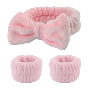 Conjunto Luxo de 3 Faixas - Cabelo e Protetores de Pulsos