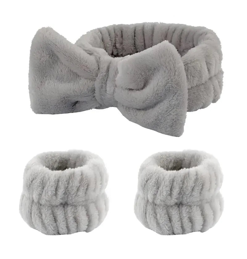 Conjunto Luxo de 3 Faixas - Cabelo e Protetores de Pulsos