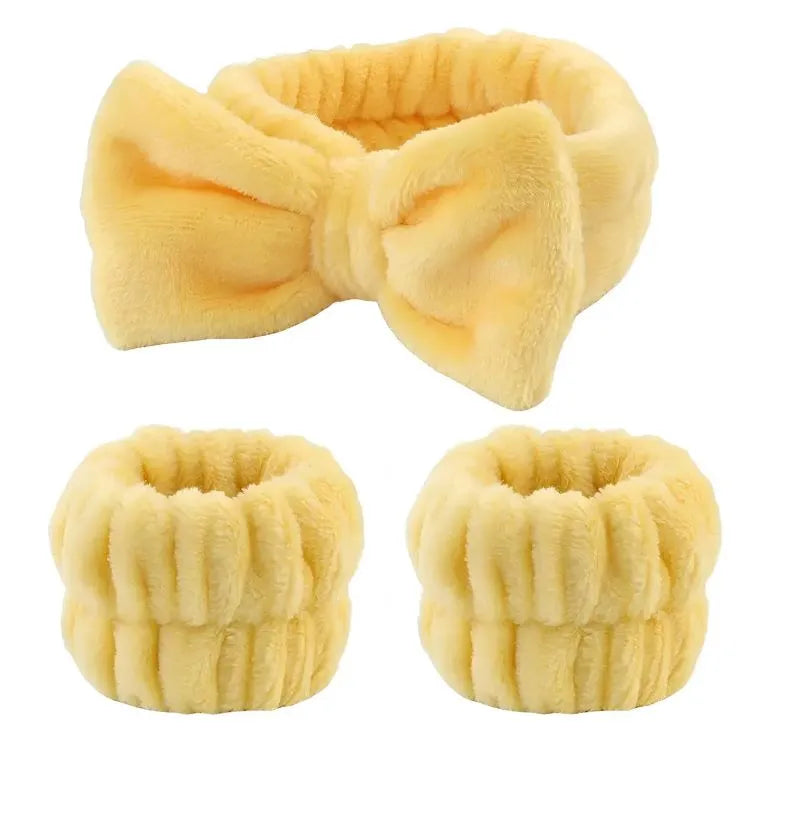 Conjunto Luxo de 3 Faixas - Cabelo e Protetores de Pulsos
