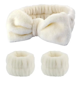 Conjunto Luxo de 3 Faixas - Cabelo e Protetores de Pulsos