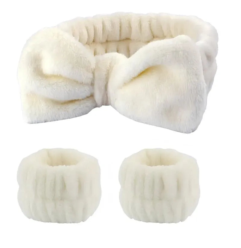 Conjunto Luxo de 3 Faixas - Cabelo e Protetores de Pulsos