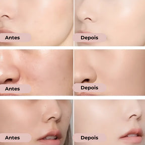 Base Stick Coreana 2 em 1 – Cobertura Perfeita 100% Natural