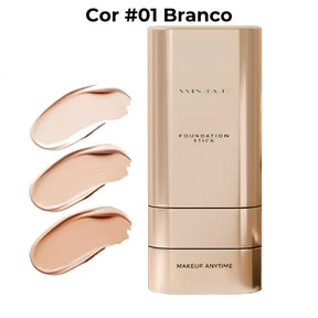 Base Stick Coreana 2 em 1 – Cobertura Perfeita 100% Natural