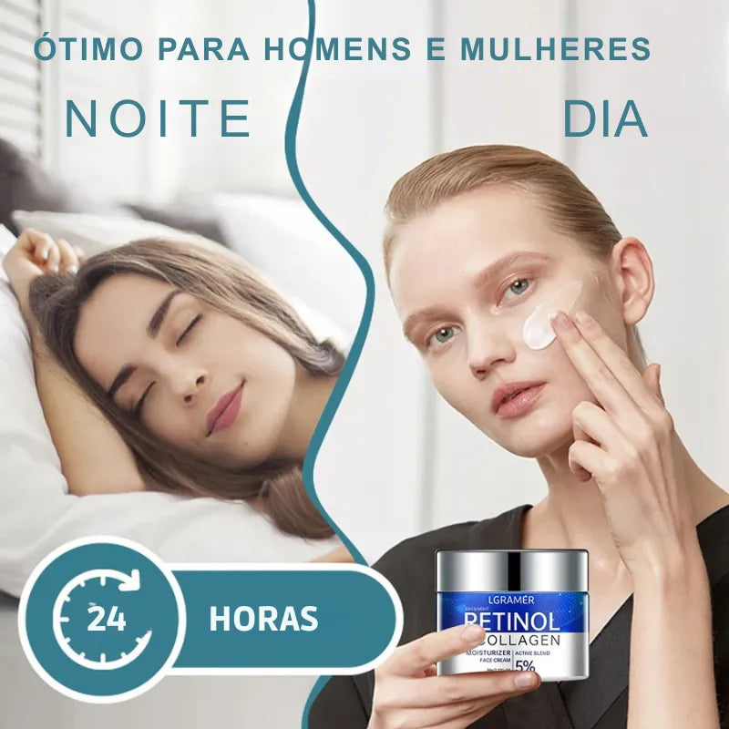 Creme Facial com Retinol - Rosa & Blush