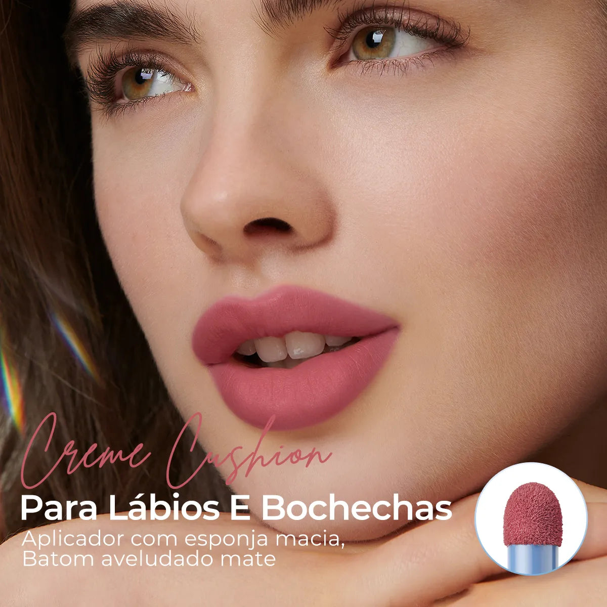 Cushion SACE LADY 3 em 1 - Batom, Blush e Sombra