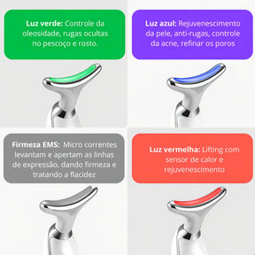 VitaLift Pro 3 em 1 - Acaba com Manchas, Rugas e Papada