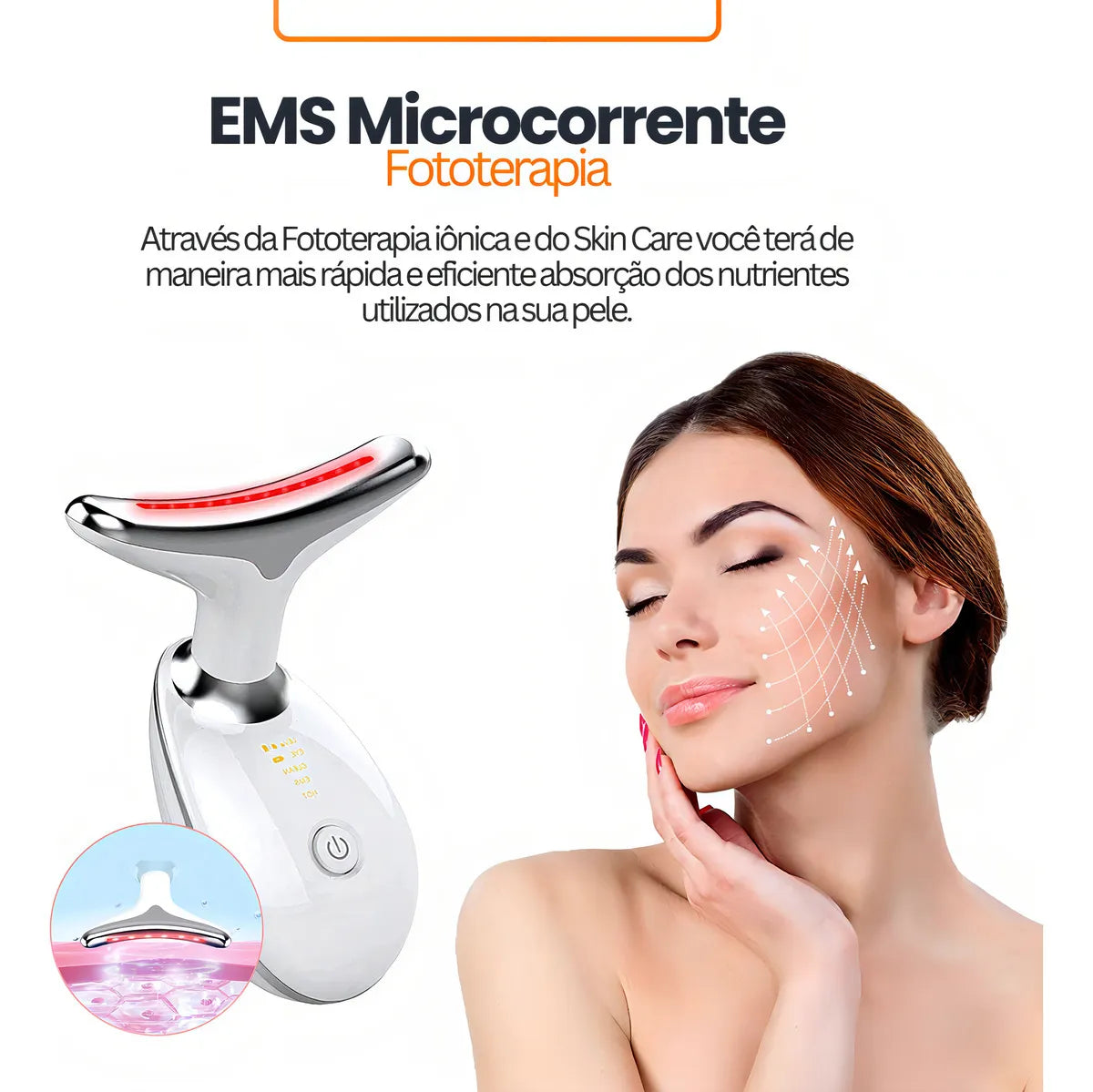 VitaLift Pro + Ice Roll 2 em 1 - KIT FACIAL ANTI-IDADE