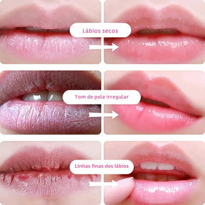 LipGlow Collagen™  - Máscara Hidratante Labial com Colágeno
