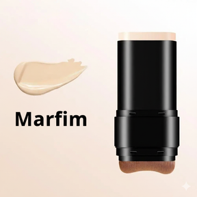 Base Stick Foundation 2 em 1 – Beleza, Cobertura & Praticidade