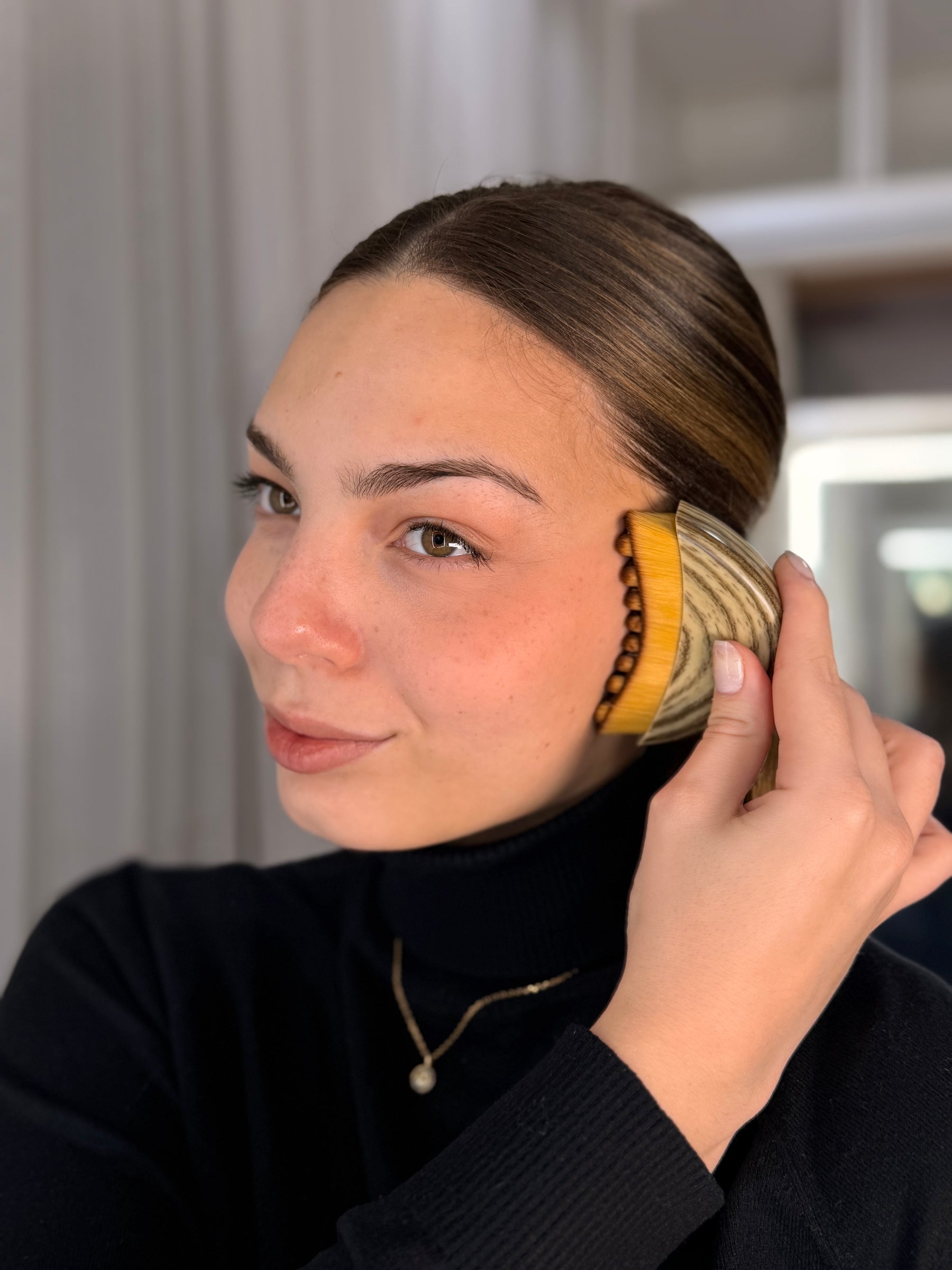 Escova de Drenagem Linfática Facial - Face Slim Pro