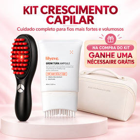 Hair Glow Pro + Lilyeve Hair Growth - Kit Crescimento Capilar