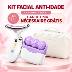 VitaLift Pro + Ice Roll 2 em 1 - KIT FACIAL ANTI-IDADE