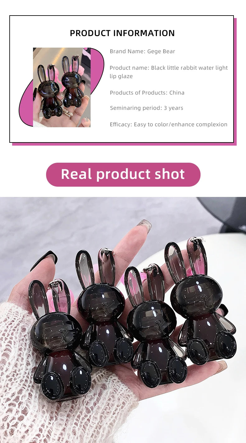 Lip Gloss Rabbit - Beleza com toque de fofura