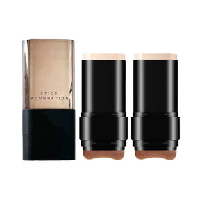 Base Stick Foundation 2 em‑1 – Beleza, Cobertura & Praticidade