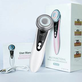 DermaTech Pro - Massageador facial com EMS, LED