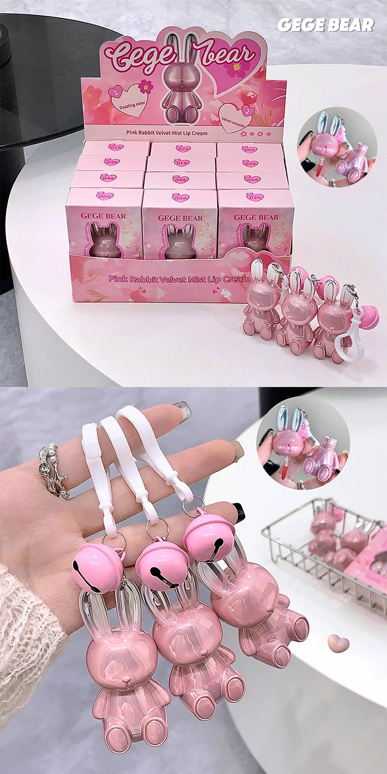 Lip Gloss Rabbit - Beleza com toque de fofura