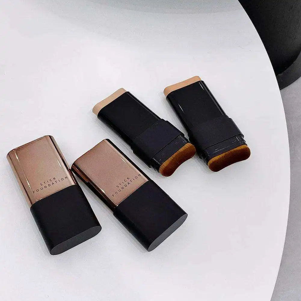 Base Stick Foundation 2 em‑1 – Beleza, Cobertura & Praticidade
