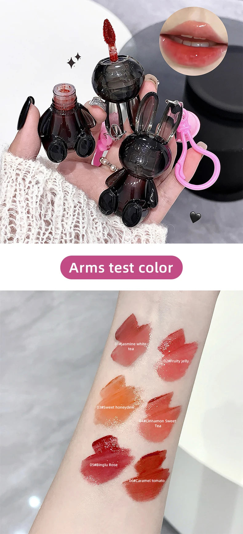 Lip Gloss Rabbit - Beleza com toque de fofura