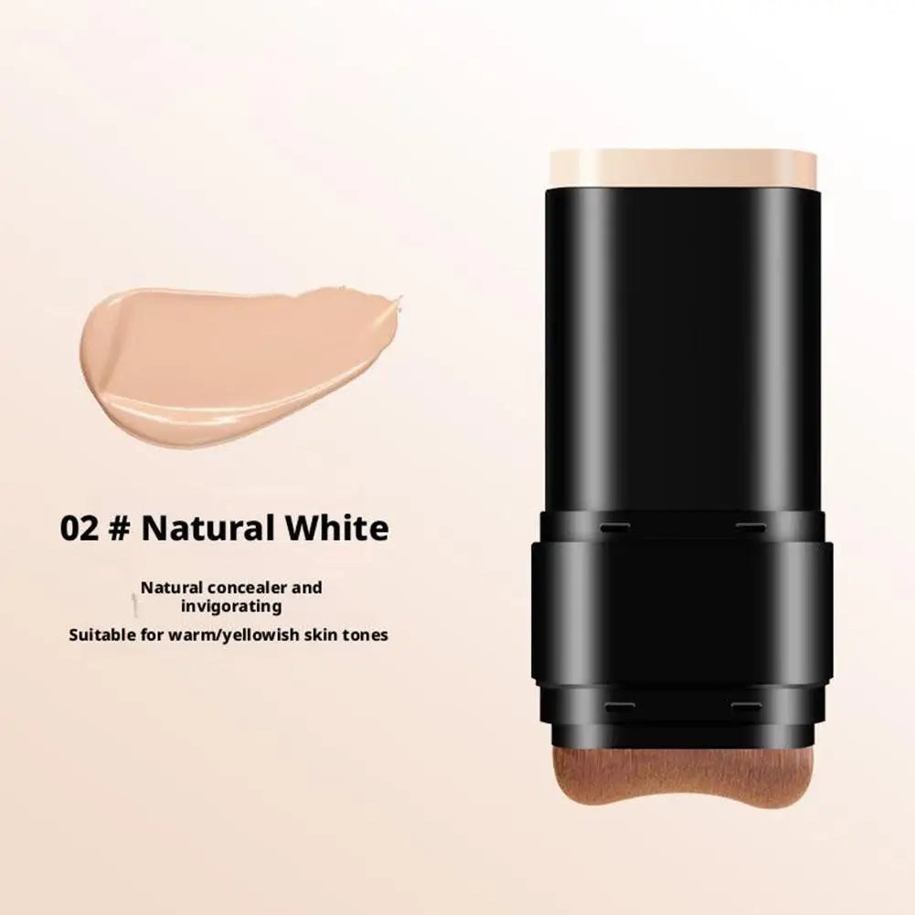 Base Stick Foundation 2 em‑1 – Beleza, Cobertura & Praticidade