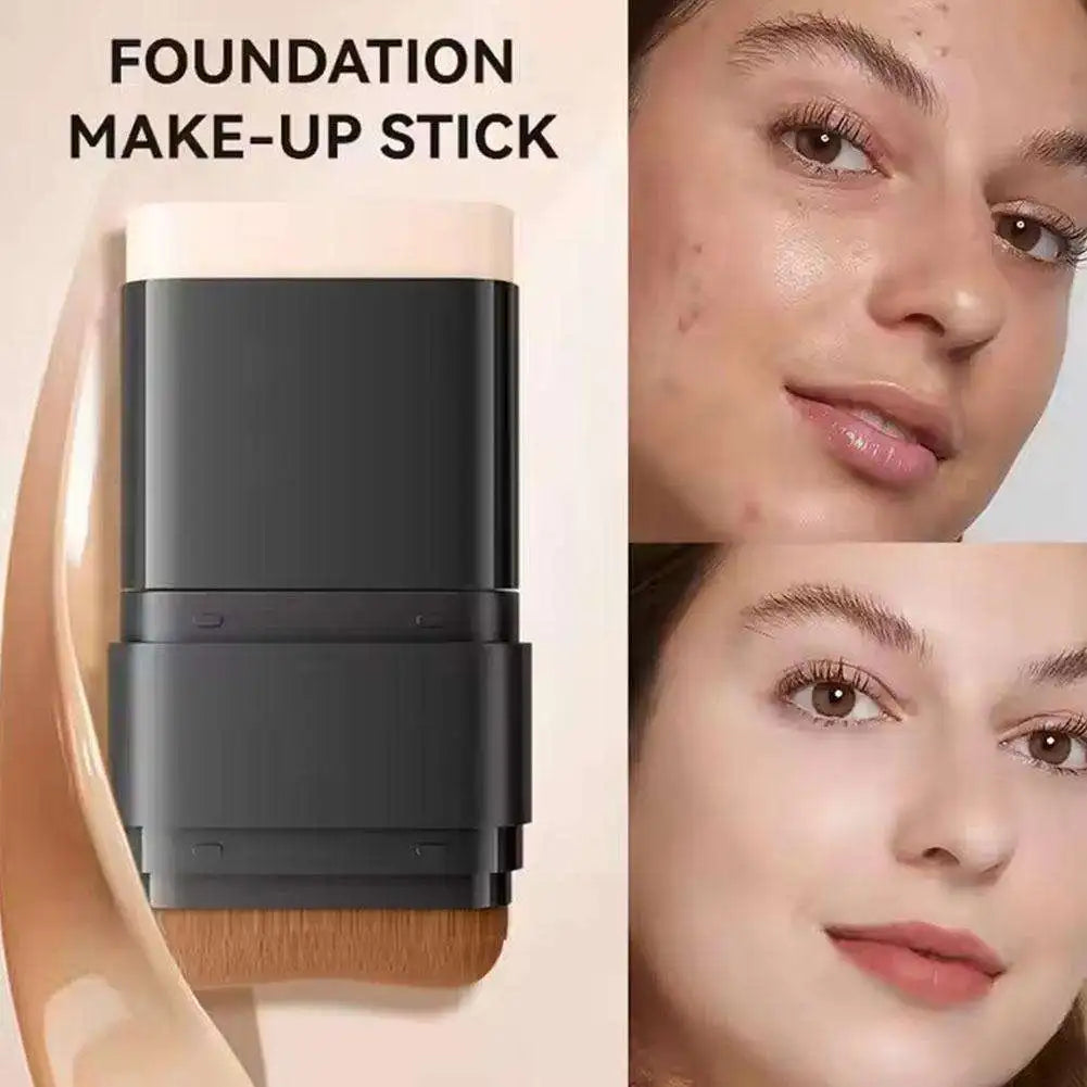 Base Stick Foundation 2 em‑1 – Beleza, Cobertura & Praticidade