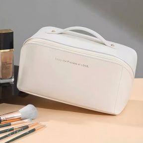Rose Beauty – Nécessaire Feminina Porta Maquiagem e Cosméticos com Compartimentos Organizadores
